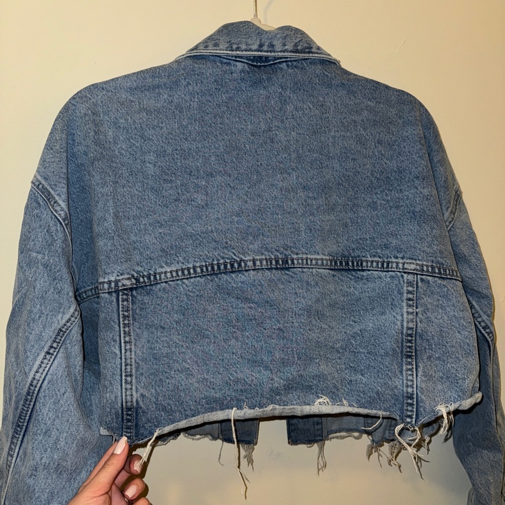 Zara Light Blue Denim Jacket - Picture 4 of 4